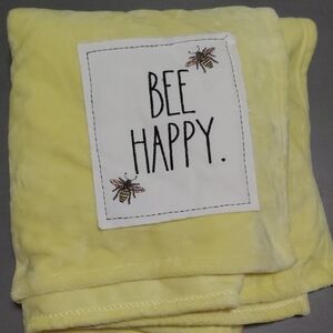 Yellow Bee Happy Blanket